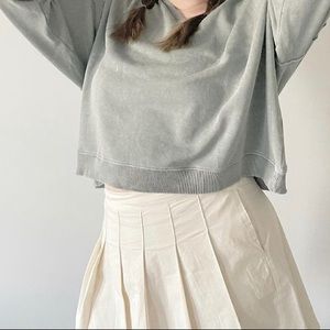 American eagle cream tennis skirt size 14.